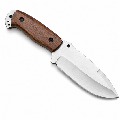 Survival Knives Set – 3 Piece Fixed Blade Knives with Leather Sheaths Unique Blades Runner