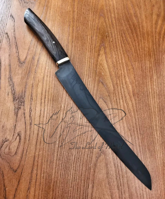 Handmade Japanese Chef Knife | High Carbon Steel Kitchen Knife with Wood Handle Unique Blades Runner
