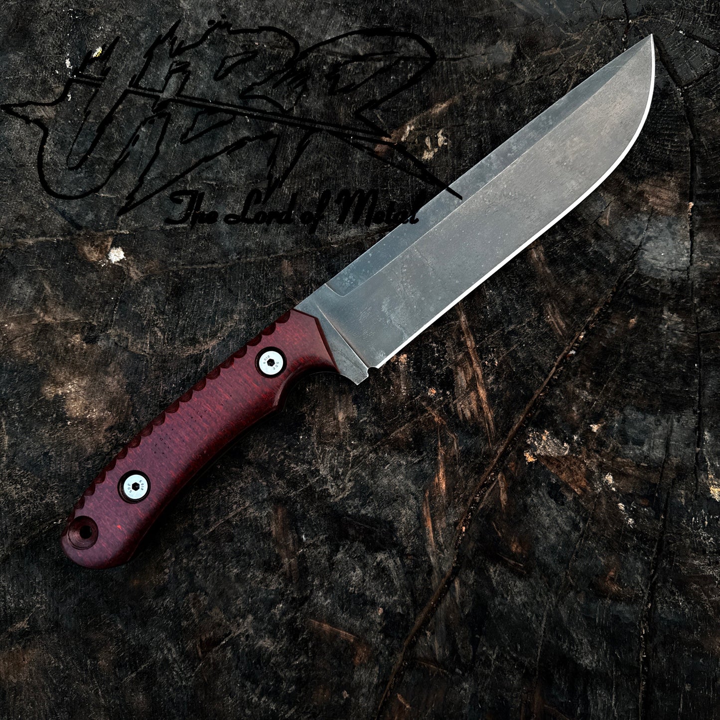 Handmade Bushcraft Knife – Full Tang Carbon Steel Blade Unique Blades Runner