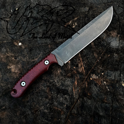 Handmade Bushcraft Knife – Full Tang Carbon Steel Blade Unique Blades Runner