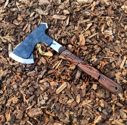 Viking Throwing Axe – Full Tang High Carbon Steel Tactical Hatchet with Sheath Unique Blades Runner