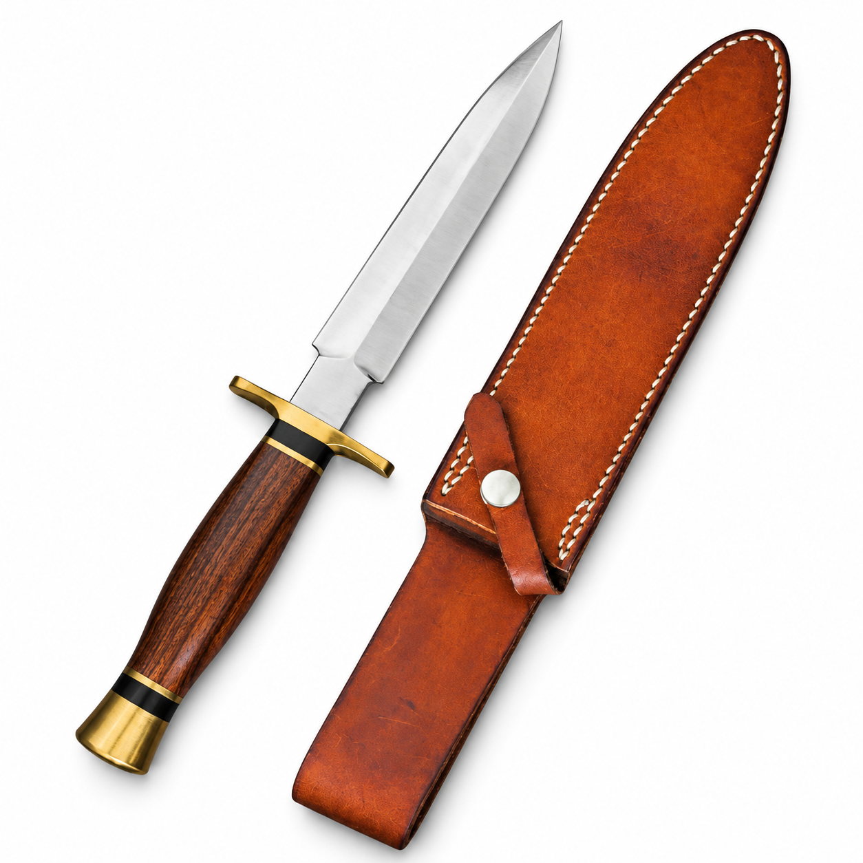 Vintage Ralph Bone Knife Model B Stiletto circa 1981 double-edged blade Unique Blades Runner
