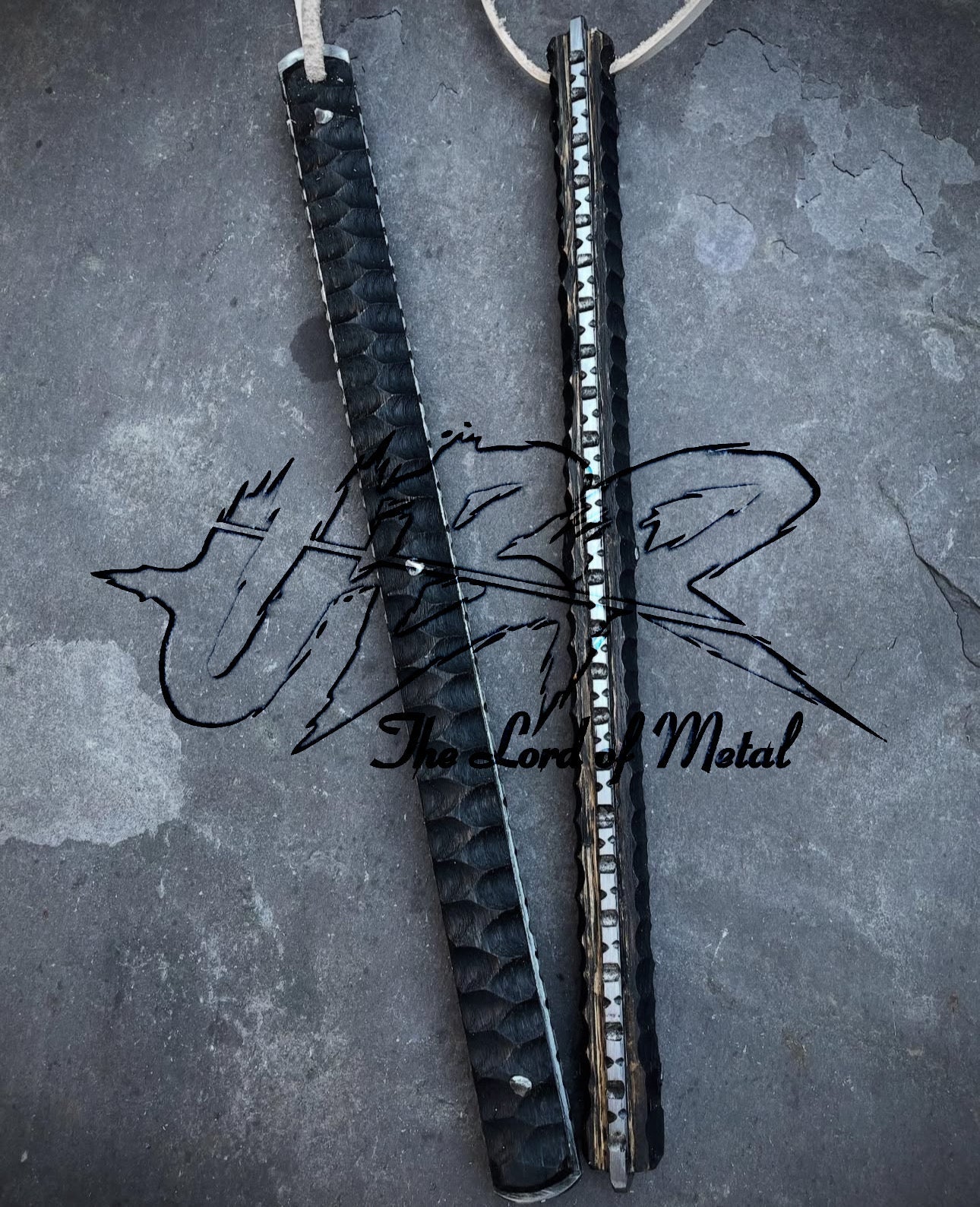 Custom Rebar Tire Thumper Stick | Heavy-Duty Rebar Thumper with Paracord Grip | UBR Unique Blades Runner
