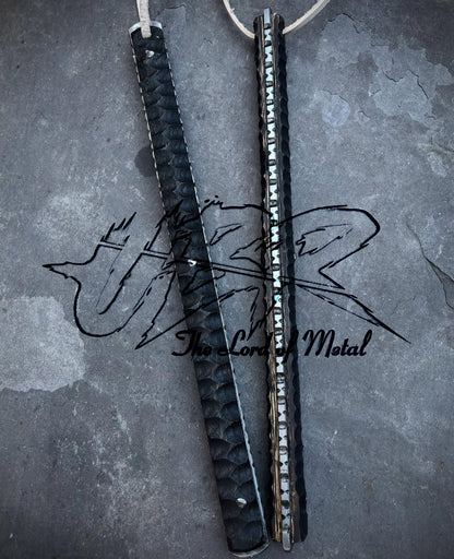 Custom Rebar Tire Thumper Stick | Heavy-Duty Rebar Thumper with Paracord Grip | UBR Unique Blades Runner