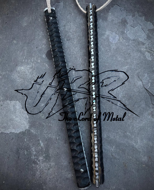Custom Rebar Tire Thumper Stick | Heavy-Duty Rebar Thumper with Paracord Grip | UBR Unique Blades Runner