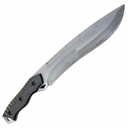Acid Washed Tracker Knife – Carbon Steel Blade with Micarta Grip Unique Blades Runner
