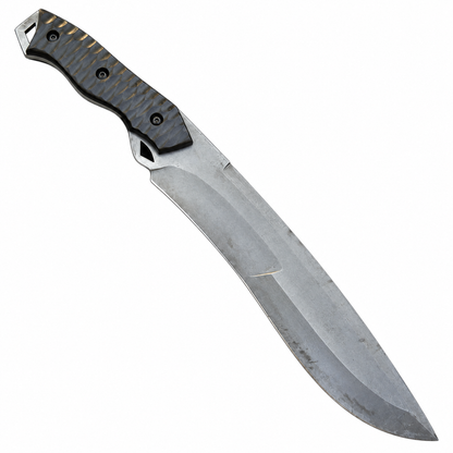 Acid Washed Tracker Knife – Carbon Steel Blade with Micarta Grip Unique Blades Runner