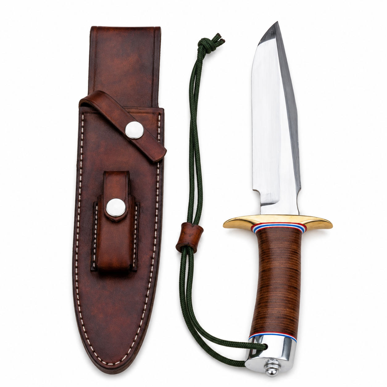 WW2 Randall Knife – Handmade World War II Fixed Blade with Leather Sheath Unique Blades Runner