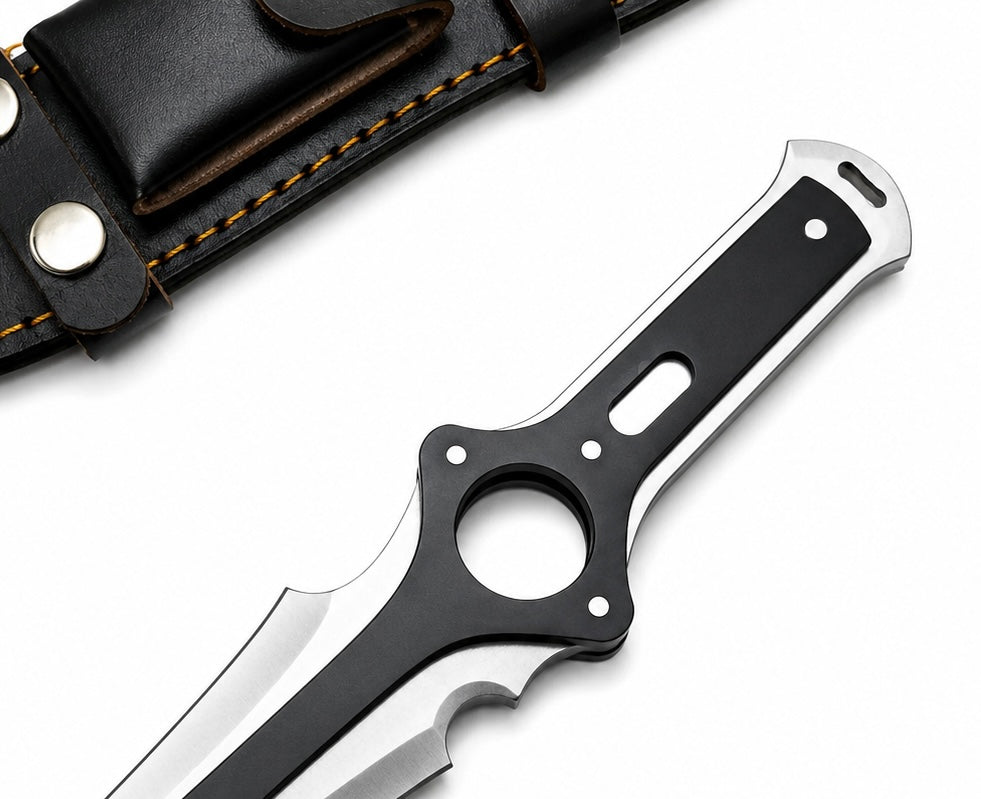 Persona 5 Joker Knife – Handmade Game Inspired Replica with Leather Sheath Unique Blades Runner