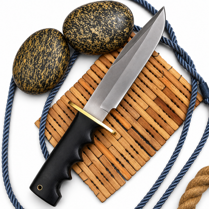Randall Model 14 – Acid Washed D2 Steel Blade With Black Micarta Unique Blades Runner