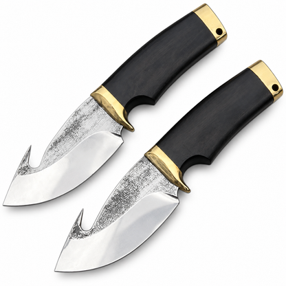 Gut Hook Skinner Knives - Set Of 2 For Hunting Unique Blades Runner
