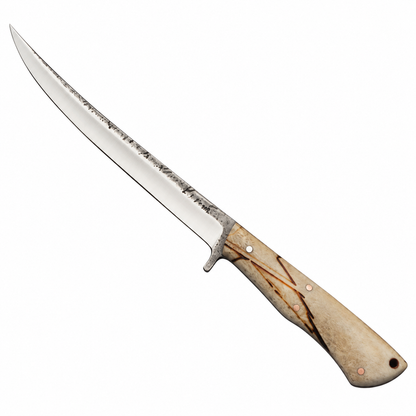 Fillet Knife – High Carbon Steel Blade with Stag Horn Handle Unique Blades Runner
