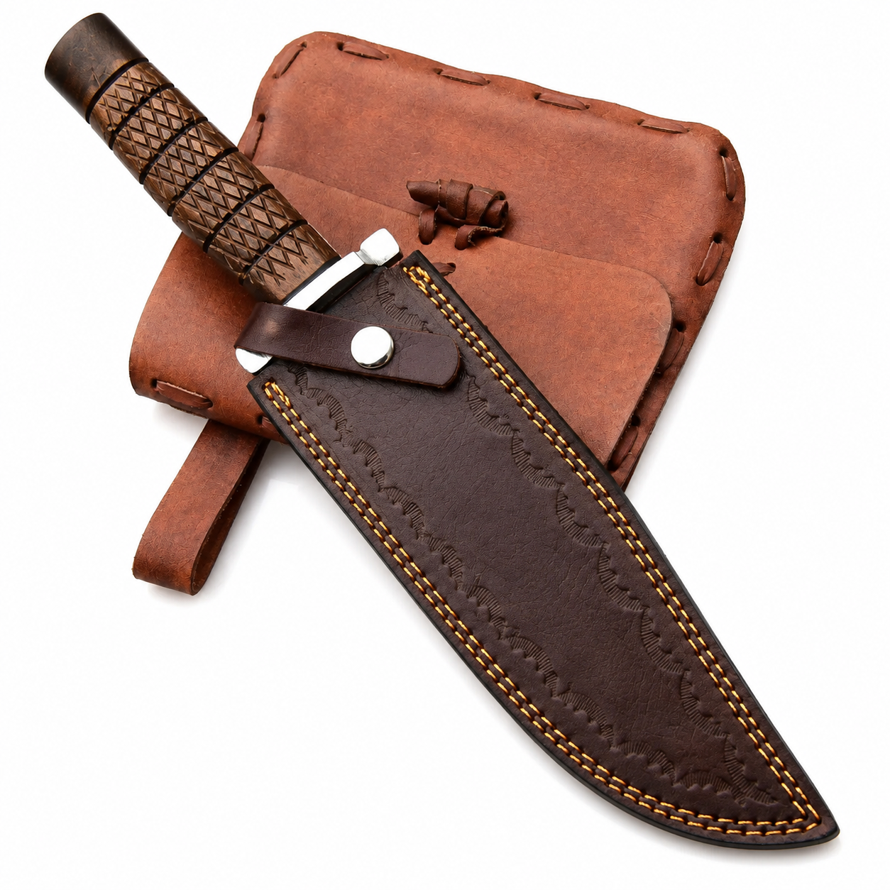 RPD Knife – Handmade Resident Evil Fixed Blade with Leather Sheath Unique Blades Runner