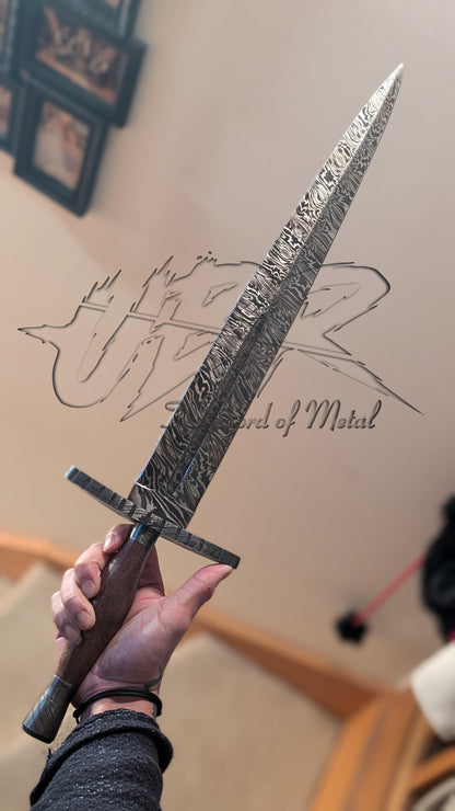 Damascus Steel Fantasy Sword