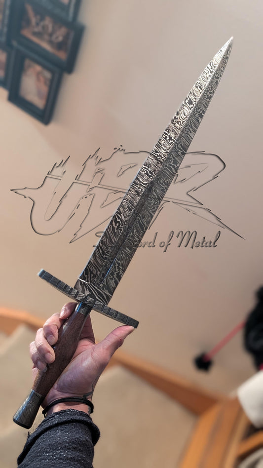 Damascus Steel Fantasy Sword