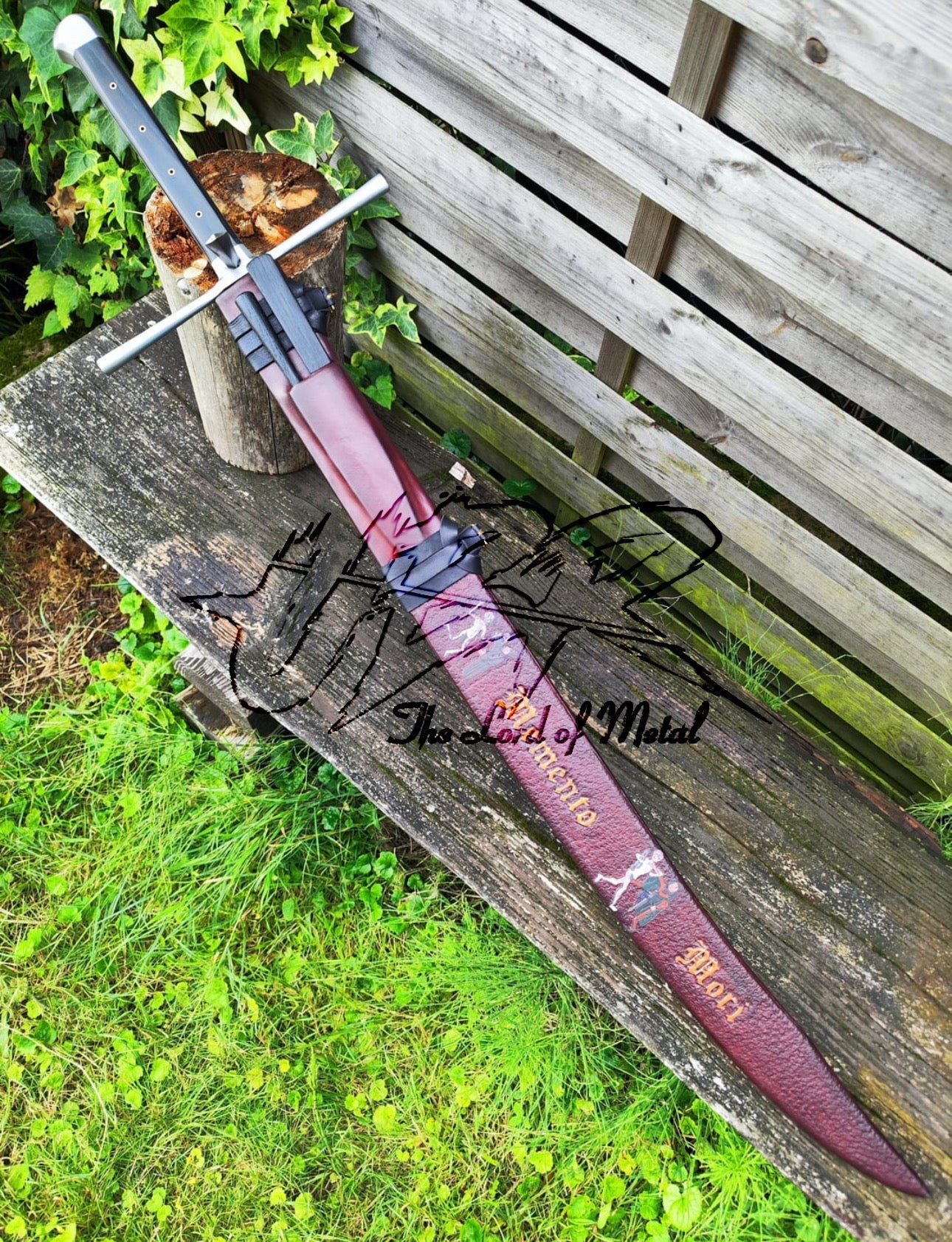 Hand Forged Kriegsmesser Sword | German Two-Handed Curved Blade Messer Unique Blades Runner