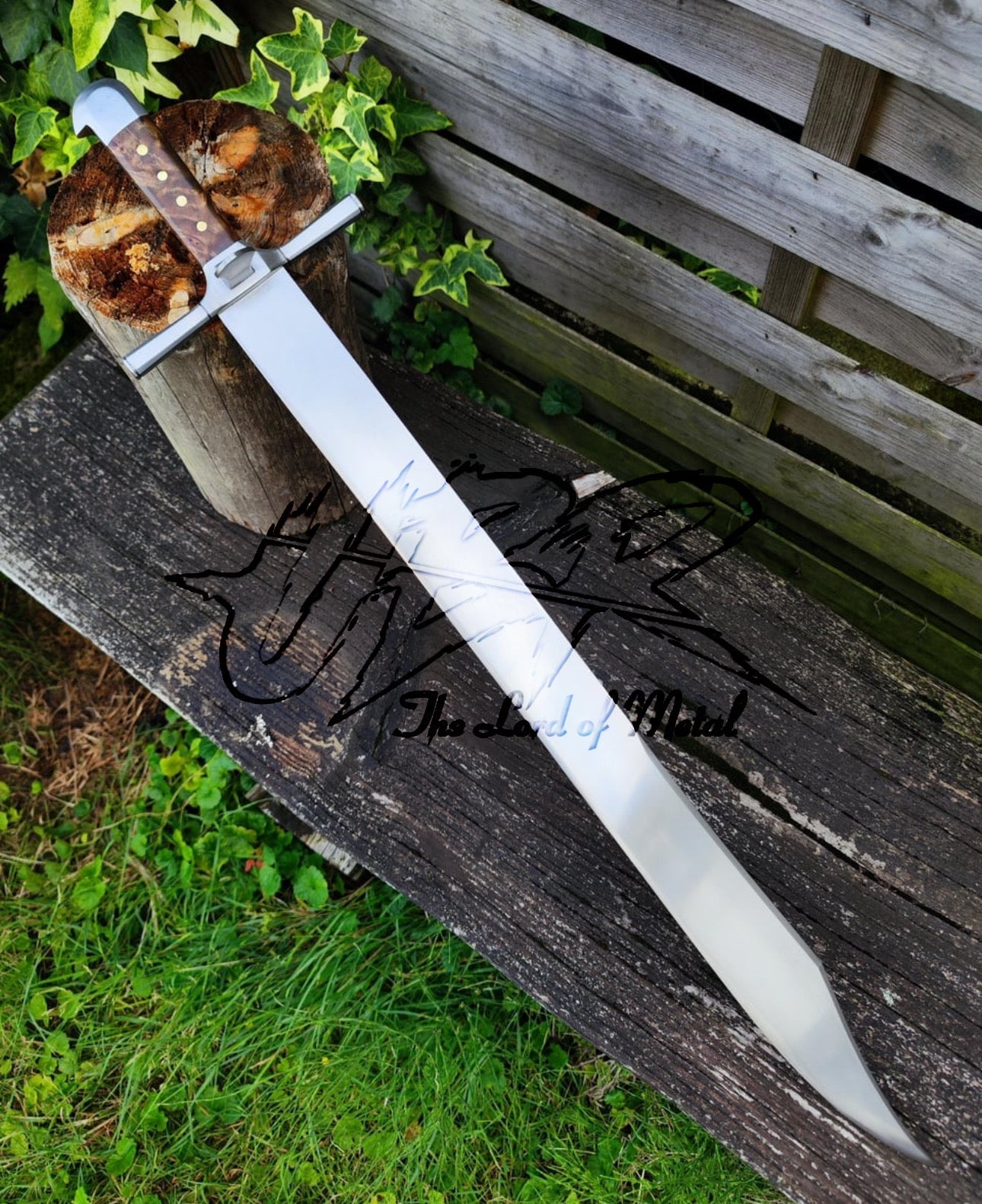 Custom Handmade German Messer Sword / Full Tang Falchion Style / Collectible Blade Unique Blades Runner