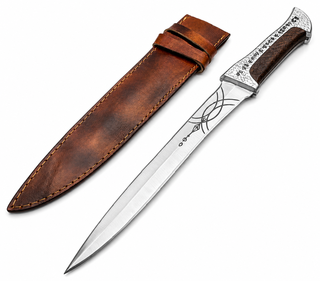 Crysknife Of Paul Atreides – Handmade Dune Inspired Collectible knife with Leather Sheath Unique Blades Runner