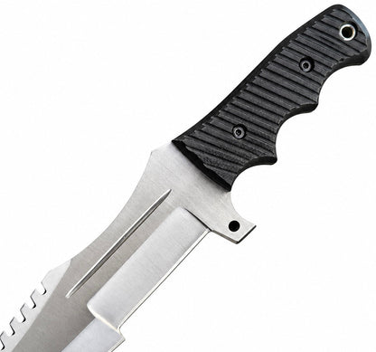Csgo Huntsman Knife - Game Knife Replica With Leather Sheath Unique Blades Runner
