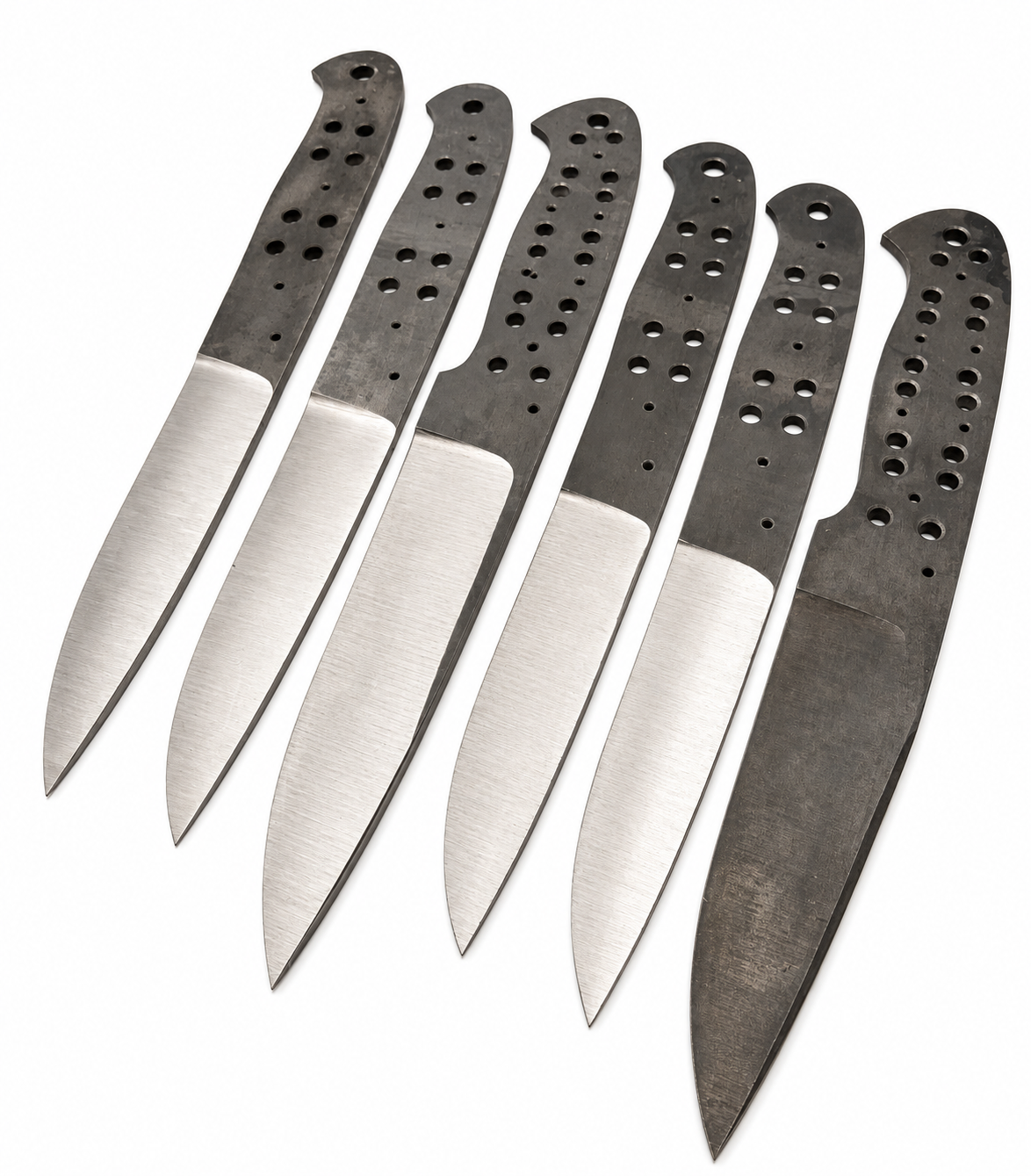 6-Piece Carbon Steel Hunting Knife Blanks Unique Blades Runner