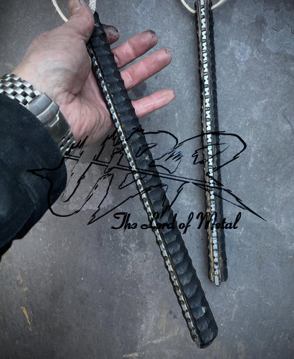 Custom Rebar Tire Thumper Stick | Heavy-Duty Rebar Thumper with Paracord Grip | UBR Unique Blades Runner