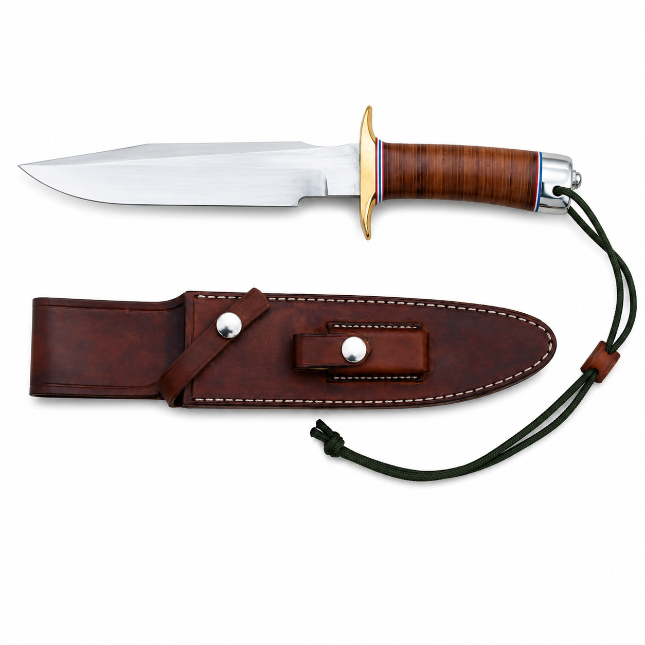 WW2 Randall Knife – Handmade World War II Fixed Blade with Leather Sheath Unique Blades Runner