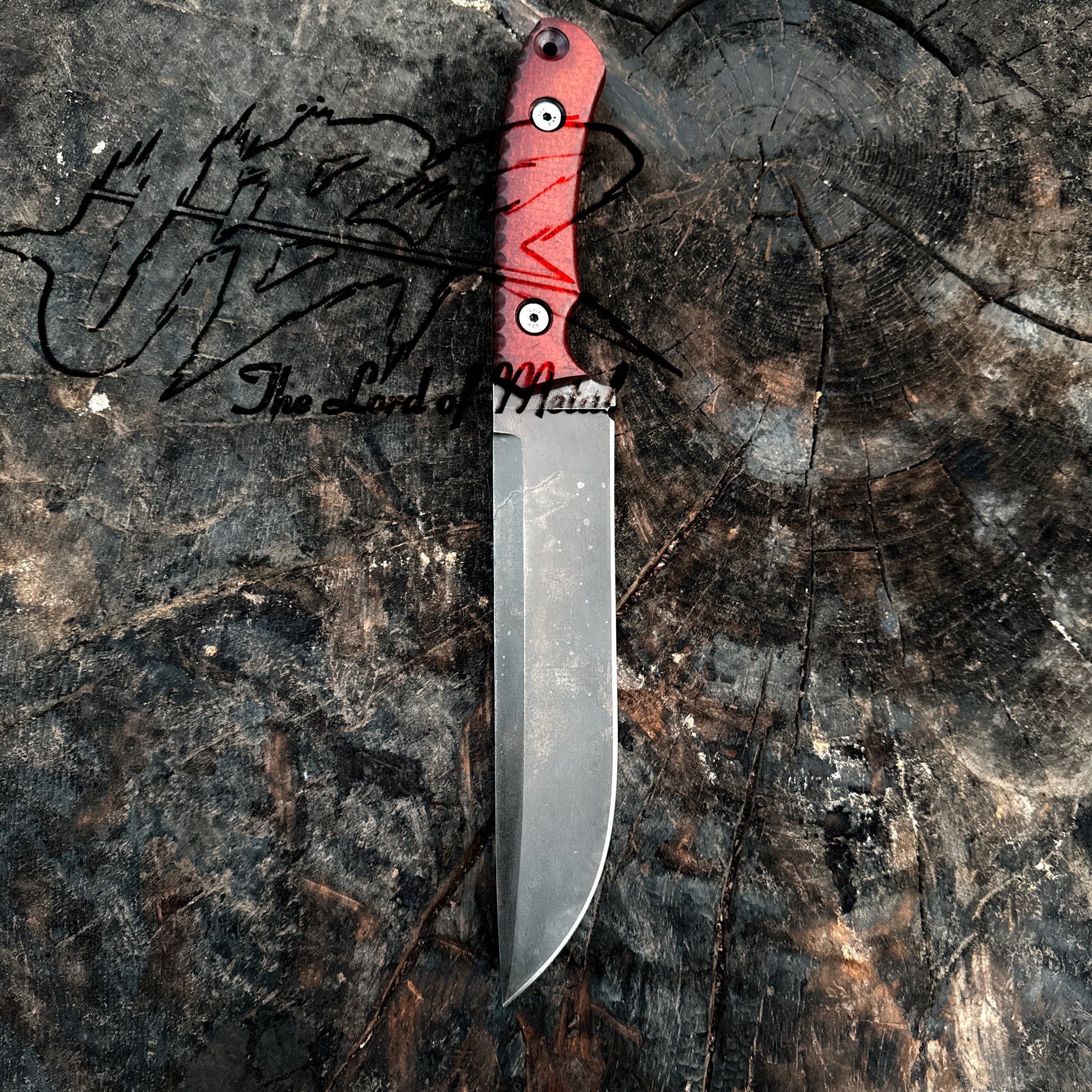 Handmade Bushcraft Knife – Full Tang Carbon Steel Blade Unique Blades Runner