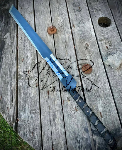 Final Fantasy Cloud Buster Sword Inspired Replica with Wrapped Handle Unique Blades Runner
