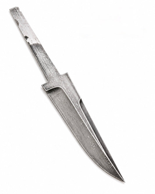 50-Piece Damascus Bowie Knife Blanks Unique Blades Runner