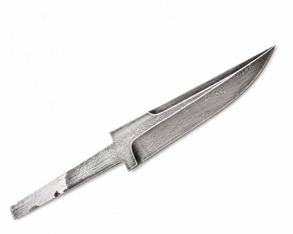 50-Piece Damascus Bowie Knife Blanks Unique Blades Runner