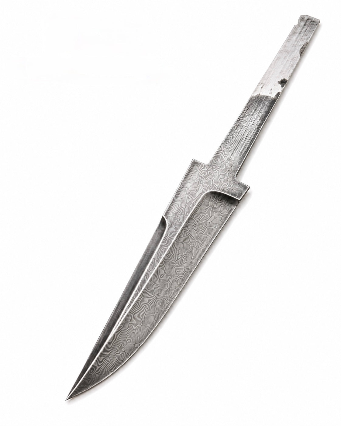50-Piece Damascus Bowie Knife Blanks Unique Blades Runner