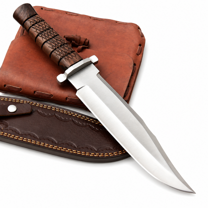 RPD Knife – Handmade Resident Evil Fixed Blade with Leather Sheath Unique Blades Runner