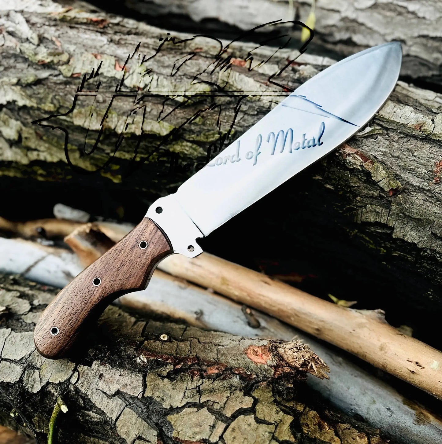 Custom Bowie Knife High Carbon Steel – Hunting Knife with Leather Sheath Unique Blades Runner