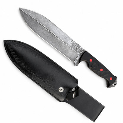 Handmade Bowie Knife – Full Tang Hunting Knife with G10 Handle Unique Blades Runner