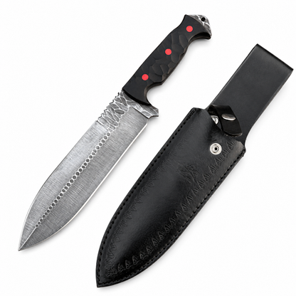 Handmade Bowie Knife – Full Tang Hunting Knife with G10 Handle Unique Blades Runner