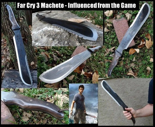 Far Cry 3 Machete – High Carbon Steel Collector’s Machete for Gamers & Collectors