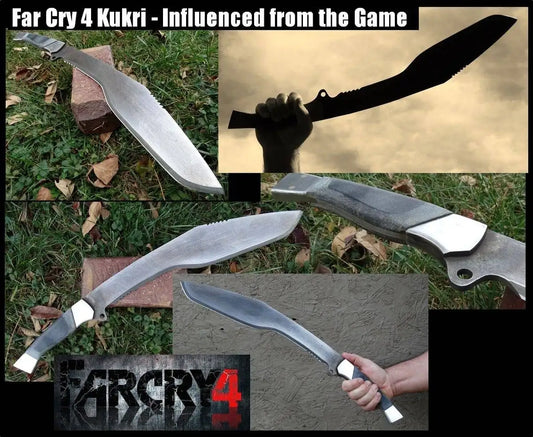 Far Cry 4 Kukri Knife – High Carbon Steel Gaming Collector’s Kukri Knife