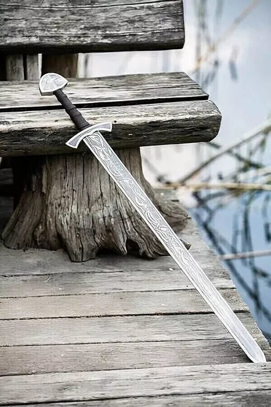 Hand Forged Viking Sword – High Carbon Steel, Sharp & Battle Ready Medieval Blade