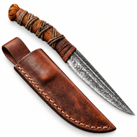 Handmade Atreus knife replica from God of War with 1095 carbon steel blade