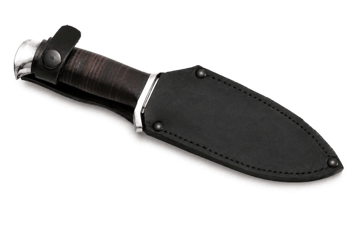 Handmade Melita-K Punisher fixed blade knife