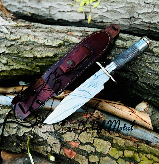 Handmade Randall Knife – D2 Tool Steel Bowie Hunting Knife – Survival Knife