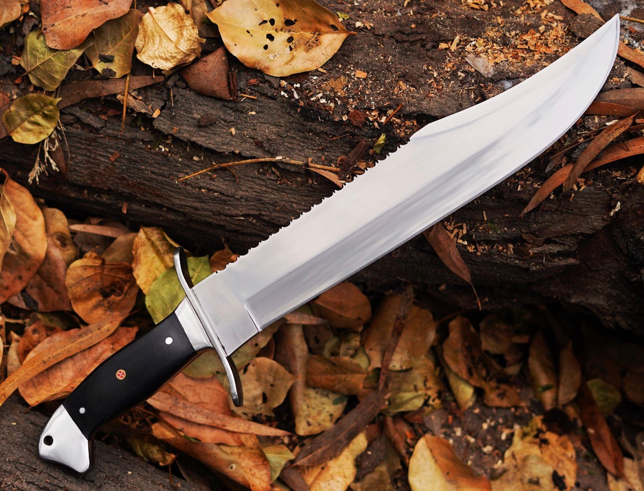 Clip Point Bowie Knife With D2 Tool Steel Full Tang Handle Unique Blades Runner