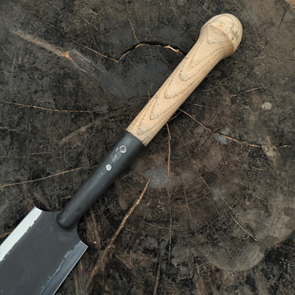 Hand Forged Yorkshire Billhook Chopping Tool with Wood Handle