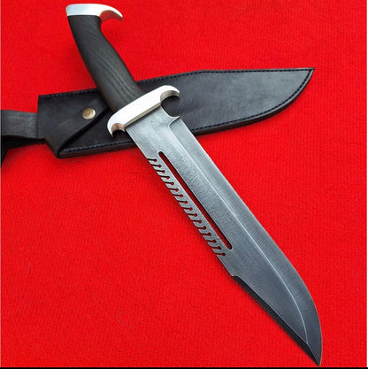 Custom Fixed Blade Knife High Carbon Steel Blade With Sheath Unique Blades Runner