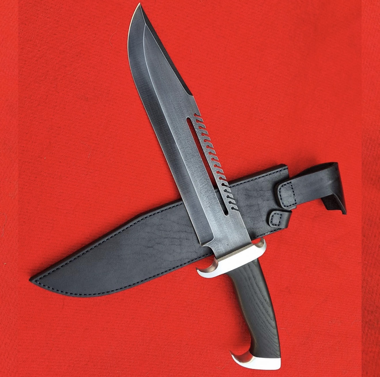 Custom Fixed Blade Knife High Carbon Steel Blade With Sheath Unique Blades Runner