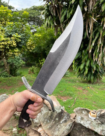 Big Bowie Knife High Carbon Steel Blade With Leather Sheath Unique Blades Runner