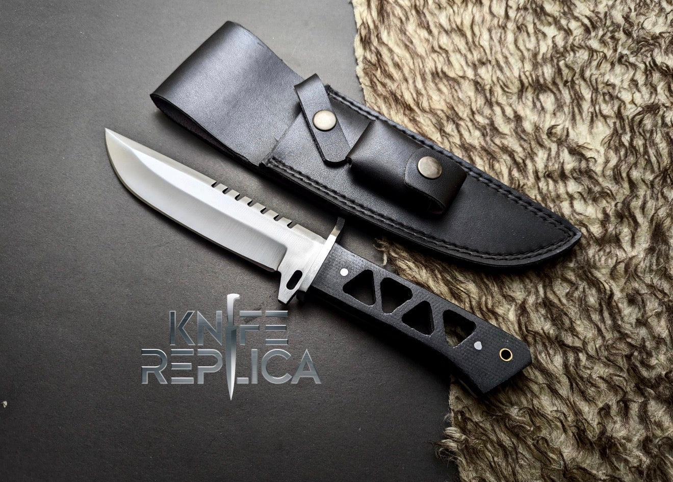 Valorant XenoHunter Knife - D2 Tool Steel With Sheath Unique Blades Runner