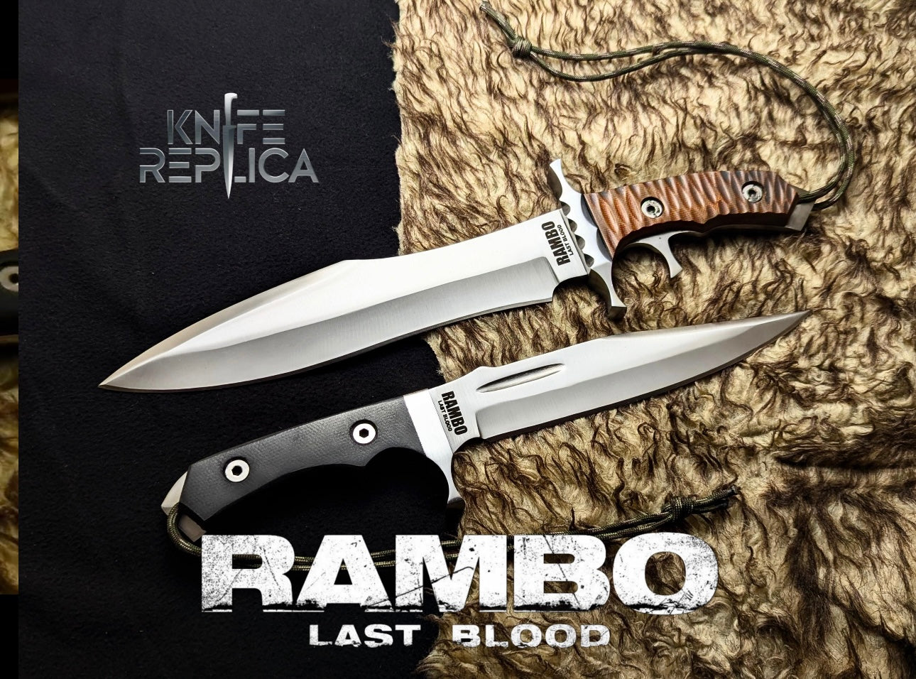 Rambo Last Blood Bowie Knives Replica Set – Collector’s Edition Unique Blades Runner