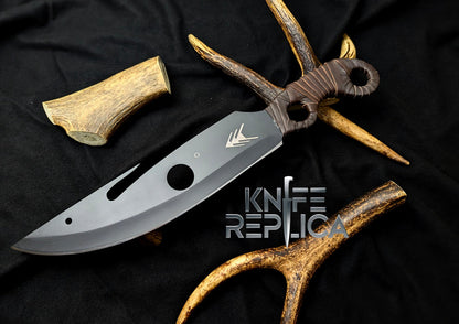 Destiny 2 knife - Hunting Gaming Knife Replica With High carbon Steel Blade And Micarta Handle Unique Blades Runner