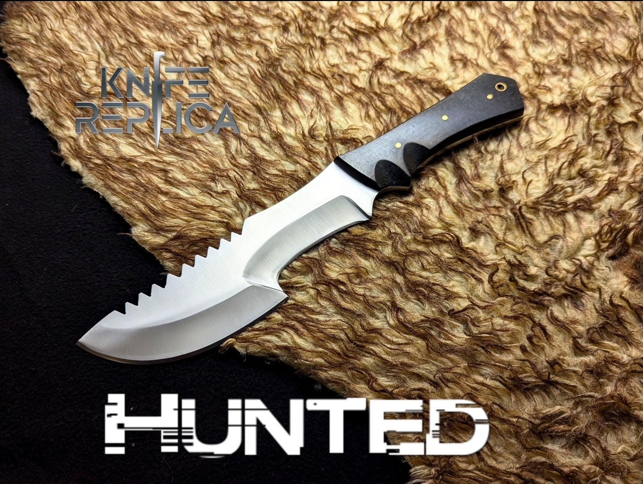 Tom Brown Tracker Knife with D2 Tool Steel Blade And Sheath Unique Blades Runner